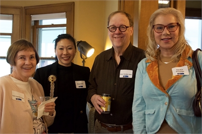 Guests at the Spring Women's Rights House Party